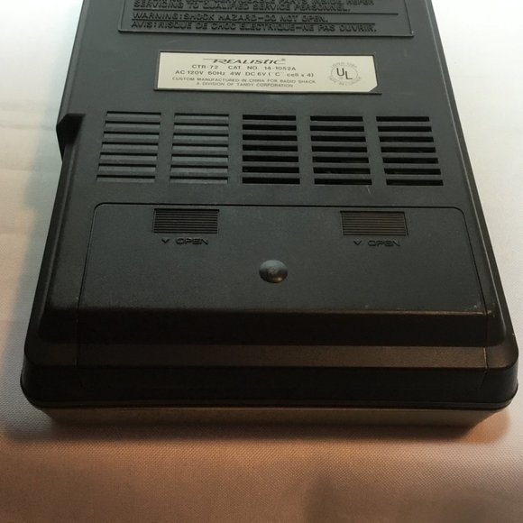 Realistic CTR-72 AC/Battery Cassette Recorder Vintage-**Watch The Video** Works! - Picture 10 of 15